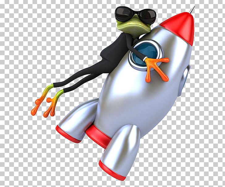 Frog Rocket Spacecraft PNG, Clipart, Beak, Bird, Cartoon, Flightless Bird, Frog Free PNG Download