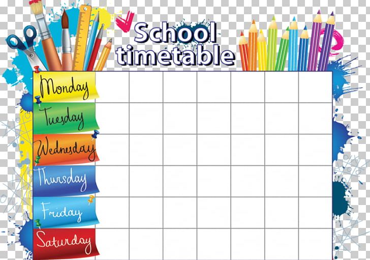 School Timetable Teacher Student Class Schedule PNG, Clipart, Class, Education, Education Science, Graphic Design, Line Free PNG Download