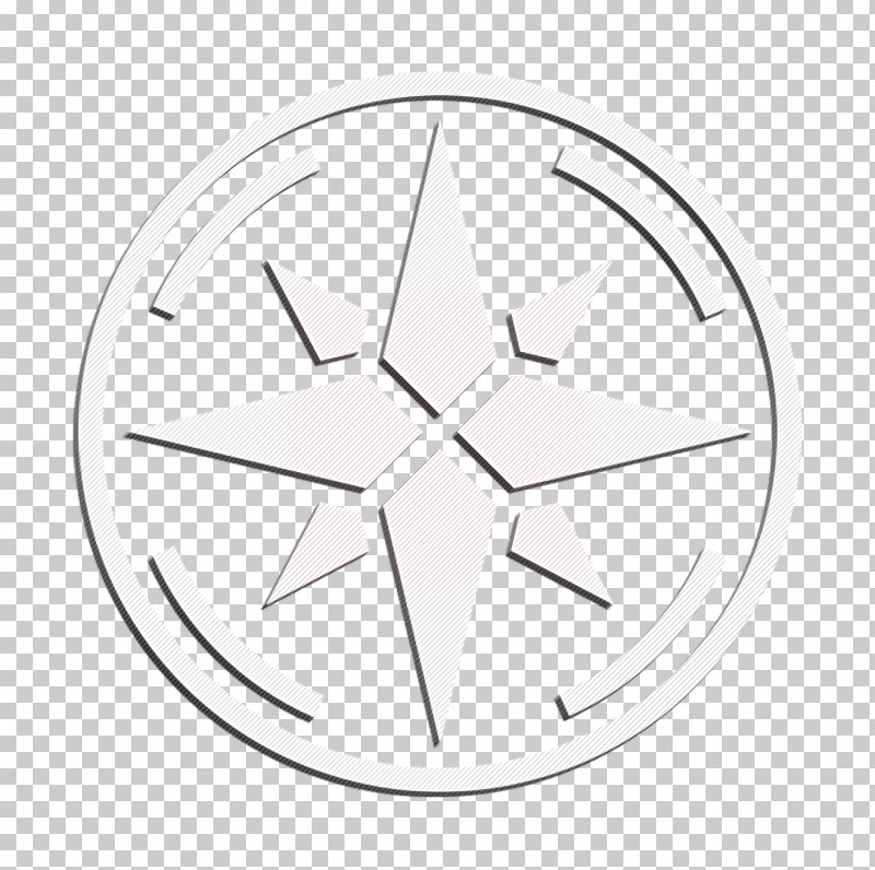 Navigation Map Icon Compass Icon PNG, Clipart, Automotive Wheel System, Blackandwhite, Circle, Compass Icon, Emblem Free PNG Download