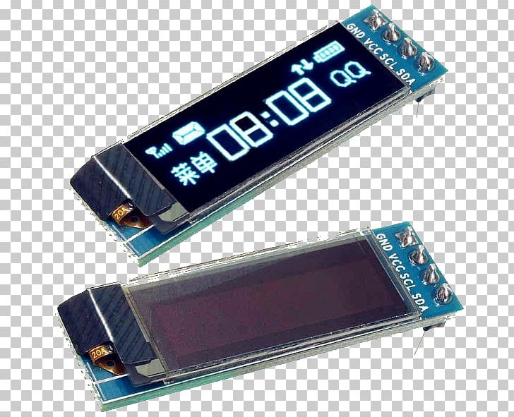 I²C Arduino OLED Liquid-crystal Display Display Device PNG, Clipart, Atmel Avr, Backlight, Electronic Device, Electronics, Integrated Circuits Chips Free PNG Download