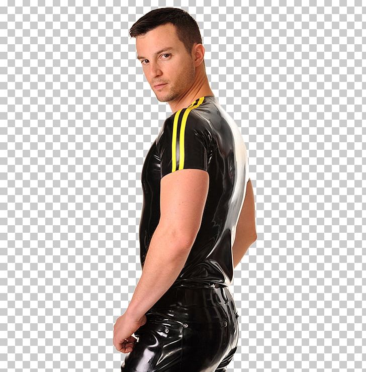 T-shirt Robert Taylor Neck LaTeX PNG, Clipart, Abdomen, Latex, Latex Clothing, Material, Men Vest Free PNG Download