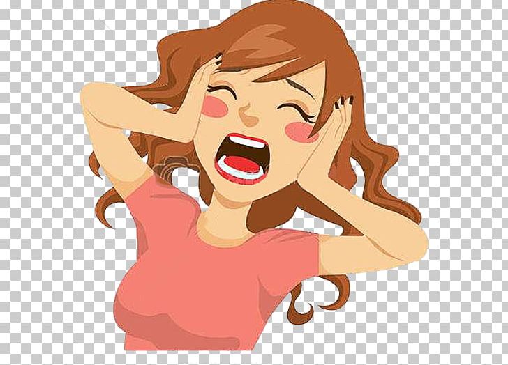 Screaming PNG, Clipart, Business Woman, Cartoon Character, Cartoon Eyes,  Child, Comics Free PNG Download