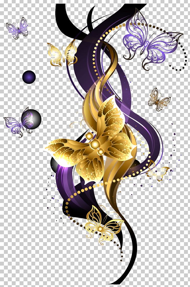 Butterfly Graphic Design Purple PNG, Clipart, Abstract, Art Deco, Christmas Decoration, Computer Wallpaper, Dec Free PNG Download