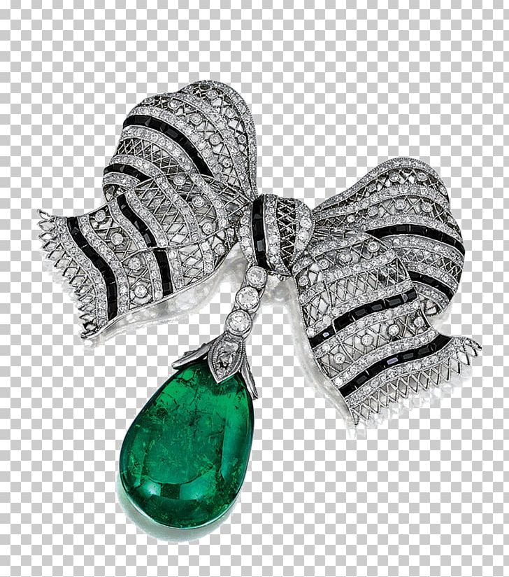 Emerald Earring Jewellery Brooch Gemstone PNG, Clipart, Body Jewelry, Bow, Brilliant, Brooch, Calibre Free PNG Download