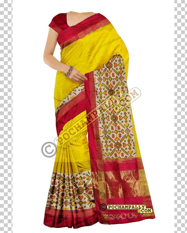 Silk Zari Pochampally Saree Ikat Sari PNG, Clipart, Bhoodan Pochampally, Cotton, Day Dress, Handloom Saree, Ikat Free PNG Download