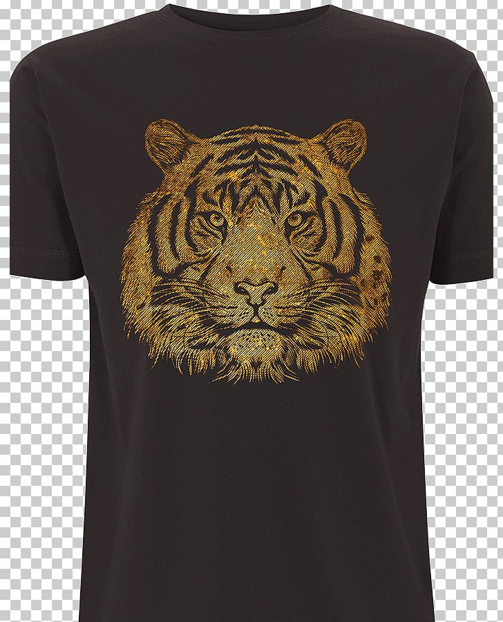 T-shirt Tiger Sleeve Clothing Sizes PNG, Clipart, Active Shirt, Big Cat, Big Cats, Black, Black M Free PNG Download