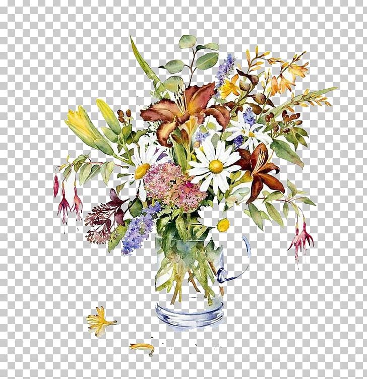 Watercolor: Flowers First Steps Painting Watercolors Watercolor Painting Art PNG, Clipart, Branch, Cartoon, Color, Colour, Flo Free PNG Download