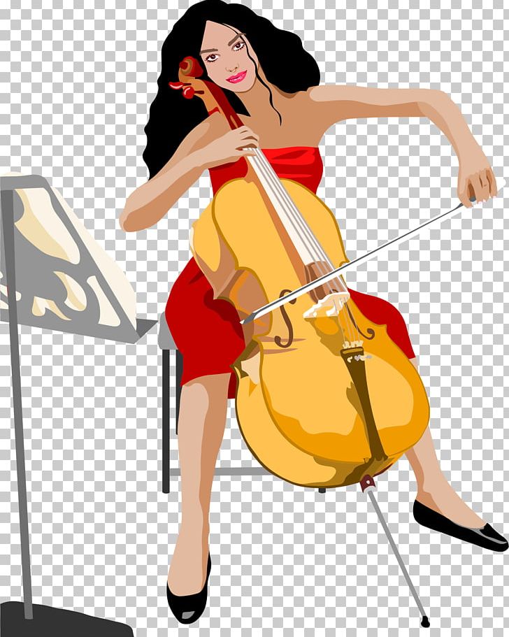 Cello Cellist Violin PNG, Clipart, Art, Bowed String Instrument, Cellist, Cello, Drawing Free PNG Download