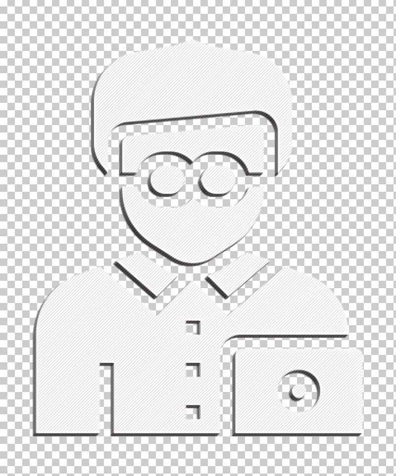 Professions And Jobs Icon Office Worker Icon Jobs And Occupations Icon PNG, Clipart, Blackandwhite, Eyewear, Head, Jobs And Occupations Icon, Office Worker Icon Free PNG Download