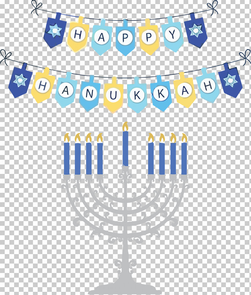 Hanukkah Happy Hanukkah PNG, Clipart, Candle, Candle Holder, Candlestick, Christmas Day, Dreidel Free PNG Download