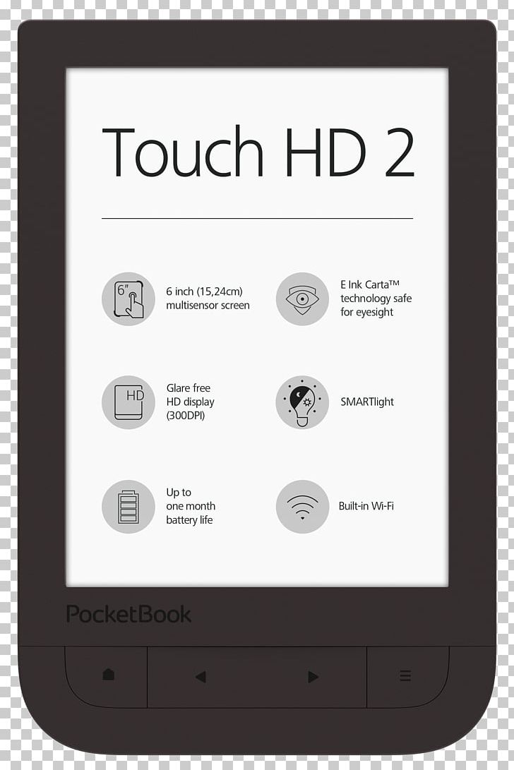 EBook Reader 15.2 Cm PocketBookTOUCH HD PocketBook Touch HD 8 GB PNG, Clipart, Amazon Kindle, Computer, Electronic Device, Electronics, Gadget Free PNG Download