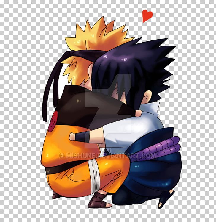 Sasuke Uchiha Hug Naruto Uzumaki Fan Art Love Png Clipart