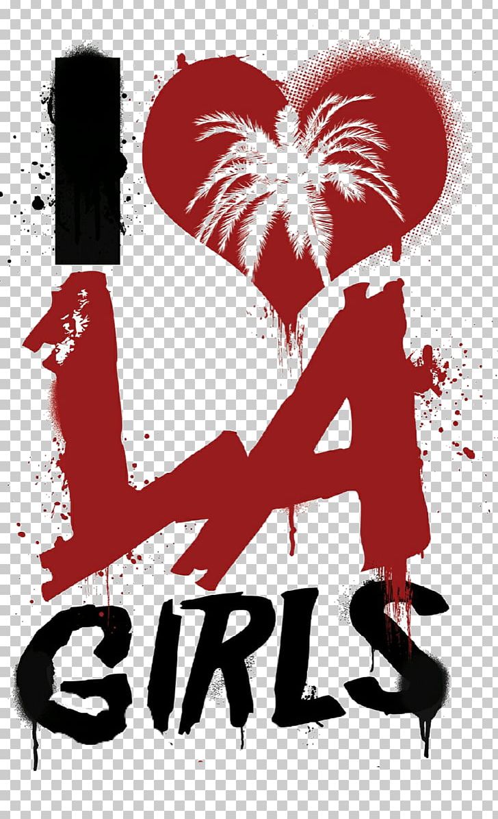T-shirt Hoodie LA Girls I Love L.A. PNG, Clipart, Album Cover, Art, Clothing, Fashion, Girl Free PNG Download