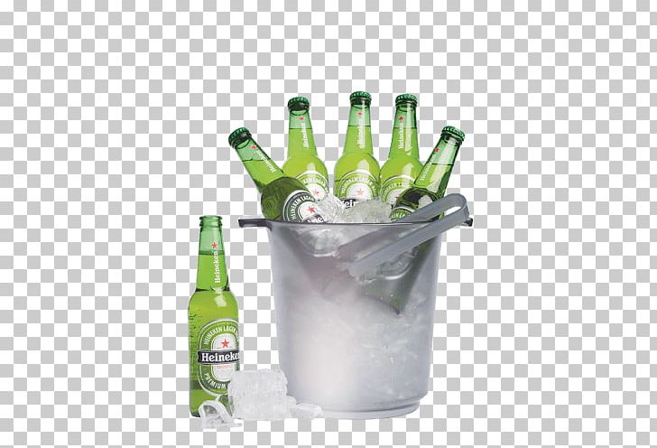 Beer Wine Heineken International Ice Bucket Challenge PNG, Clipart, Alcoholic Beverage, Beer, Beer Bottle, Bottle, Bucket Free PNG Download