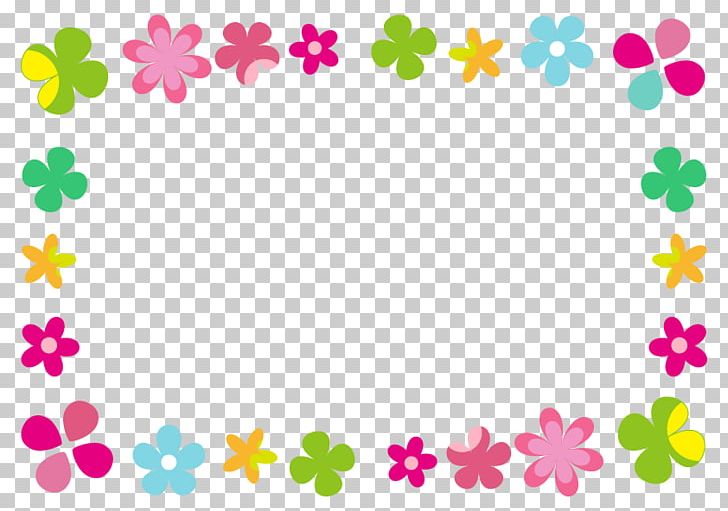 Colorful Clover And Flower Frame. PNG, Clipart, Area, Child, Circle, Flora, Floral Design Free PNG Download