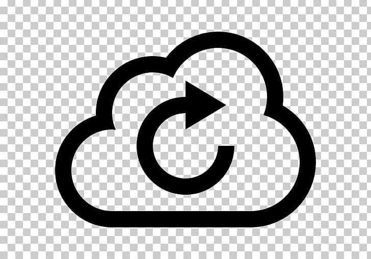 Computer Icons Cloud Computing Cloud Storage PNG, Clipart, Area, Arrow, Black And White, Circle, Cloud Free PNG Download
