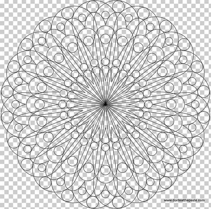 Mandala Coloring Book Drawing Adult PNG, Clipart, Adult, Area, Black And White, Circle, Color Free PNG Download