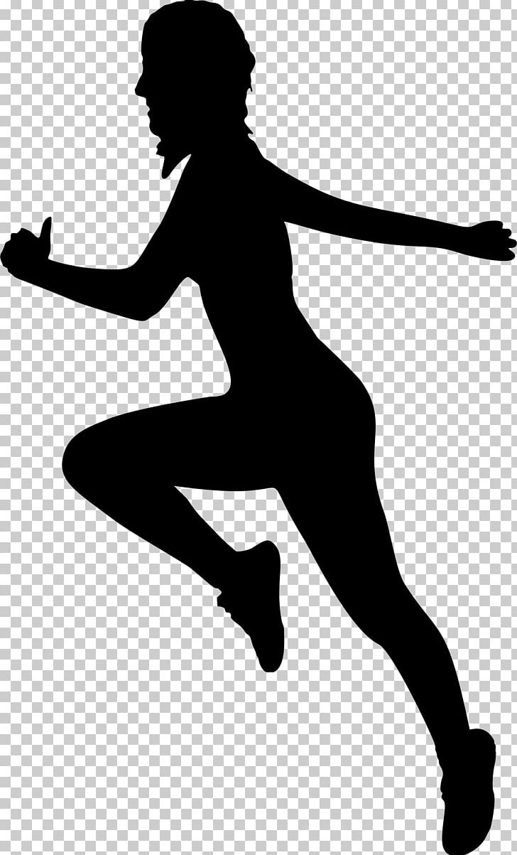 Silhouette Physical Exercise Woman PNG, Clipart, Animals, Arm, Black, Black And White, Dancer Free PNG Download