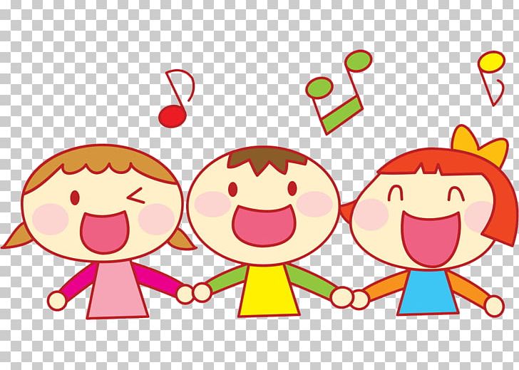 Cartoon Singing Illustration PNG, Clipart, Area, Art, Child, Children, Children Frame Free PNG Download