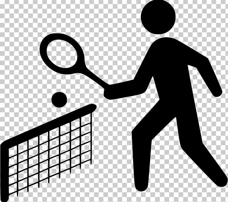 Computer Icons Tennis Centre Racket Sport PNG, Clipart, Area, Artwork, Black And White, Brand, Computer Icons Free PNG Download