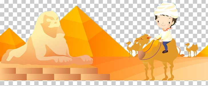 Great Sphinx Of Giza Egyptian Pyramids Travel Illustration PNG, Clipart, Art, Camel, Computer Wallpaper, Desert, Download Free PNG Download