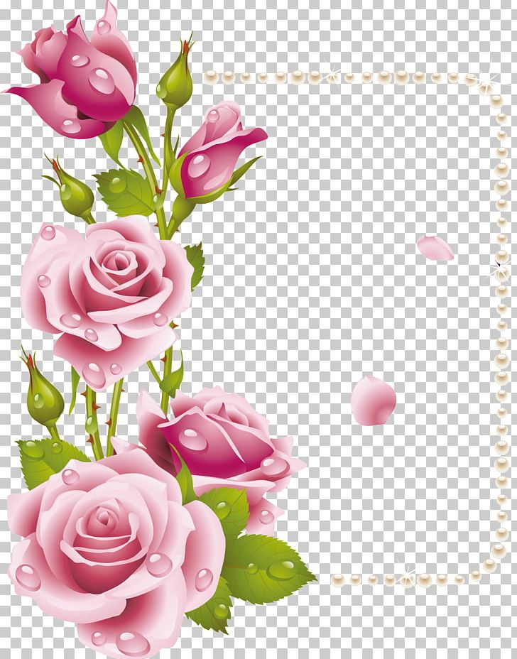 Rose Flower Frames Pink PNG, Clipart, Art, Artificial Flower, Craft, Crossstitch, Cut Flowers Free PNG Download