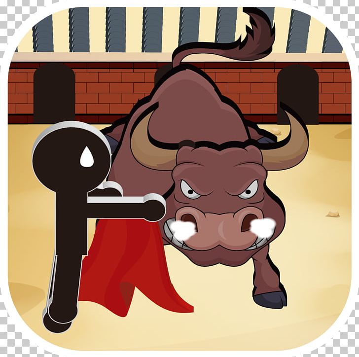 Bull Cattle Ox Cartoon PNG, Clipart, Animals, App, Brown, Bull, Cartoon Free PNG Download