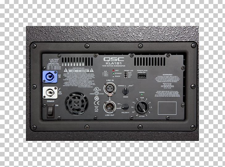 QSC KLA181 Line Array Subwoofer QSC KLA12 Loudspeaker PNG, Clipart, Audio, Audio Equipment, Electronic Device, Electronic Instrument, Electronics Free PNG Download