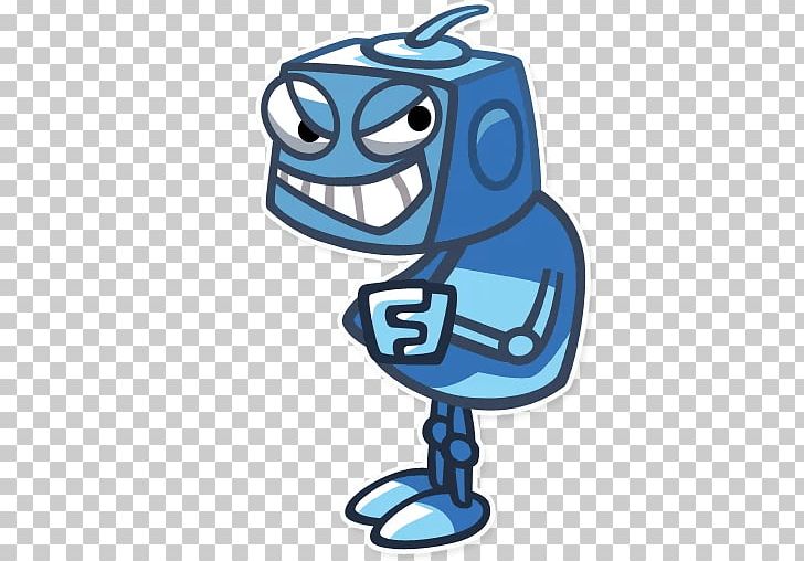 Sticker Robot Advertising Telegram PNG, Clipart, Advertising, Blue, Cartoon, Electronics, Fictional Character Free PNG Download