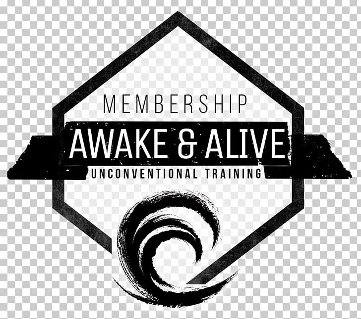 Awake And Alive Logo Exercise Brand Font PNG, Clipart, Awake And Alive, Black And White, Brand, Challenge, Exercise Free PNG Download