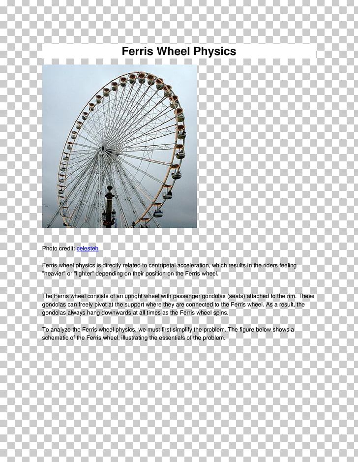 Rotation Around A Fixed Axis Physics Ferris Wheel Motion PNG, Clipart, Angle, Angular Velocity, Automotive Tire, Brand, Centripetal Force Free PNG Download
