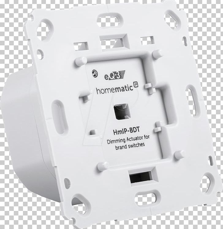 Homematic IP Wireless Dimmer Actuator HmIP-BDT Home Automation Kits Electrical Switches EQ-3 AG PNG, Clipart, Actuator, Dimmer, Electrical Switches, Electronic Component, Electronic Device Free PNG Download
