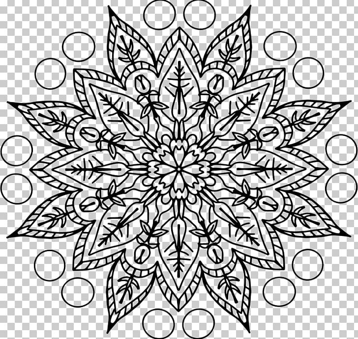 Mandala Line Art Coloring Book Ausmalbild Drawing PNG, Clipart, Ausmalbild, Black And White, Circle, Color, Coloring Book Free PNG Download