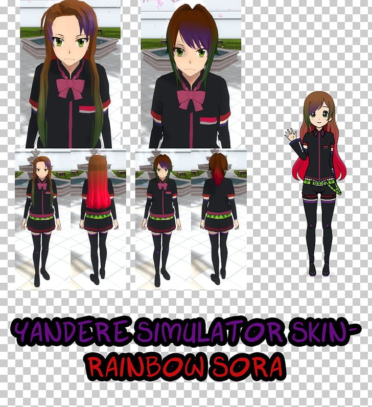 Yandere Simulator Character School Uniform Skin PNG, Clipart, Anime, Cartoon, Character, Clothing, Costume Free PNG Download