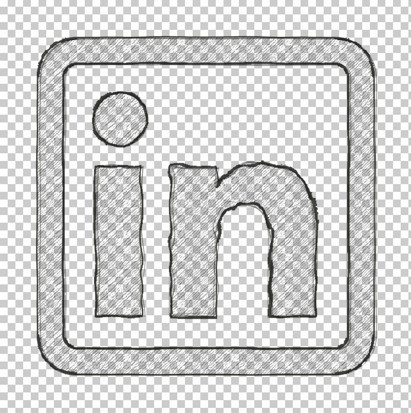 Linkedin Icon Social Media Icon PNG, Clipart, Black, Hardware Accessory, Line Art, Linkedin Icon, Number Free PNG Download