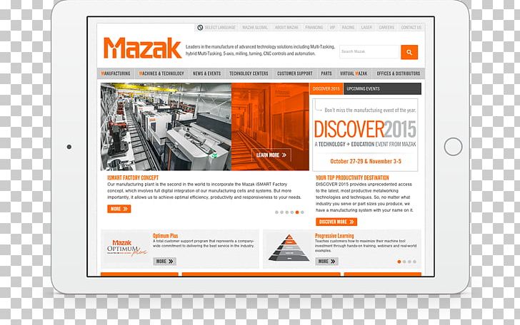 Product Web Page Yamazaki Mazak Corporation Design Logo PNG, Clipart, Brand, Computer, Logo, Marketing, Multimedia Free PNG Download