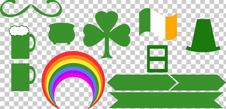 Saint Patrick's Day March 17 Symbol Irish People PNG, Clipart, Area, Brand, Circle, Fourleaf Clover, Graphic Design Free PNG Download