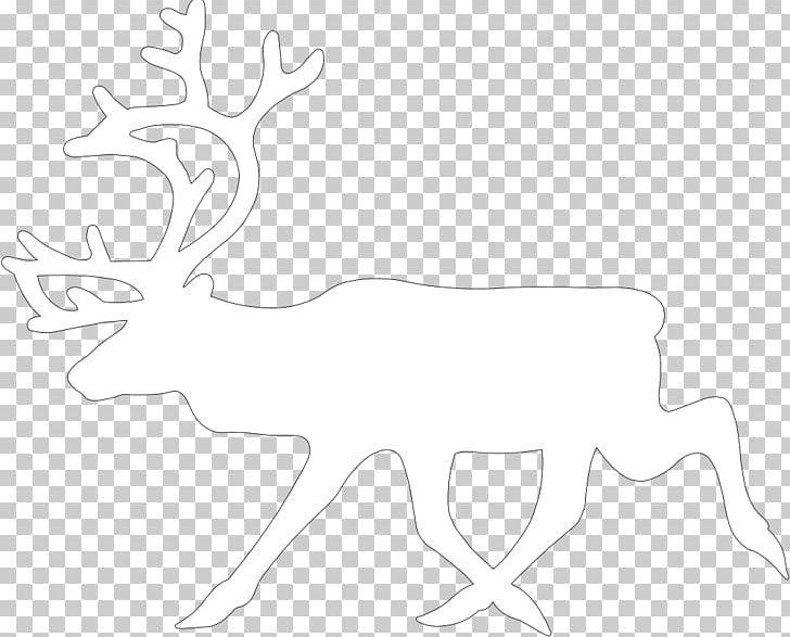 Reindeer Antler White PNG, Clipart, Antler, Artwork, Black And White, Black And White Animal, Cartoon Free PNG Download