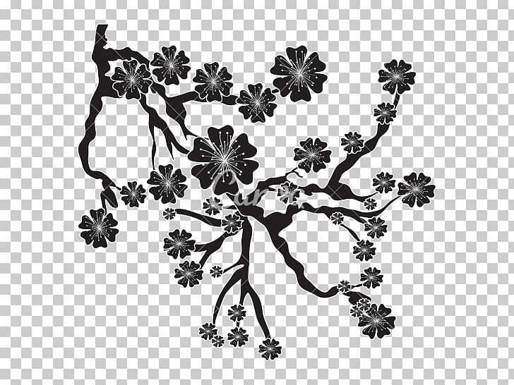Cherry Blossom Drawing Black And White PNG, Clipart, Arrow, Art, Black And White, Blossom, Boho Free PNG Download