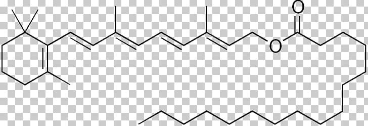Retinyl Palmitate Vitamin A Retinol Palmitic Acid PNG, Clipart, Angle, Area, Ascorbyl Palmitate, Betacarotene, Black And White Free PNG Download