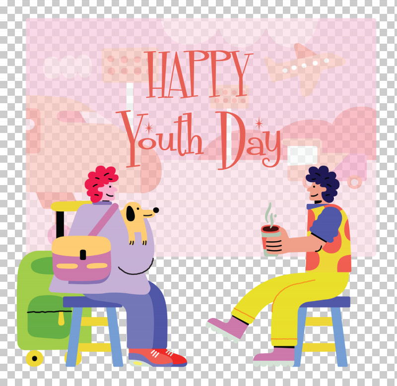 Youth Day PNG, Clipart, Behavior, Cartoon, Character, Geometry, Happiness Free PNG Download