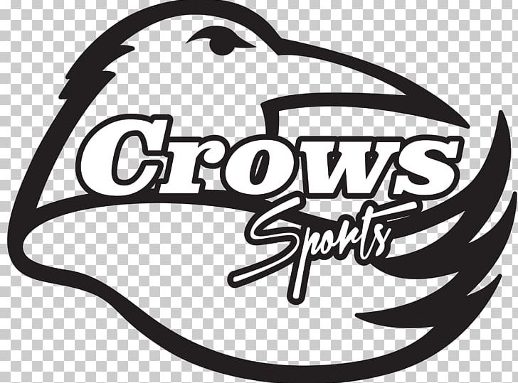 Crows Sports Majer Hockey Logo Symbol PNG, Clipart, Area, Artwork, Black And White, Brand, Headgear Free PNG Download