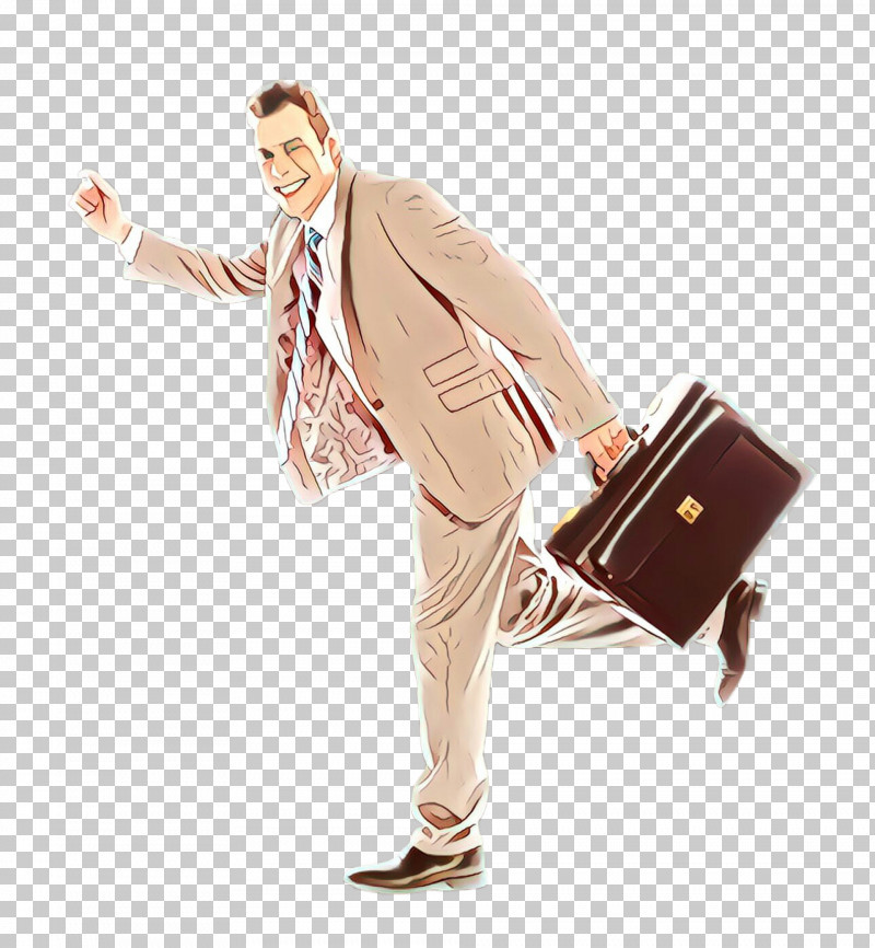 Standing Briefcase Fashion Footwear Suit PNG, Clipart, Bag, Baggage, Beige, Blazer, Briefcase Free PNG Download