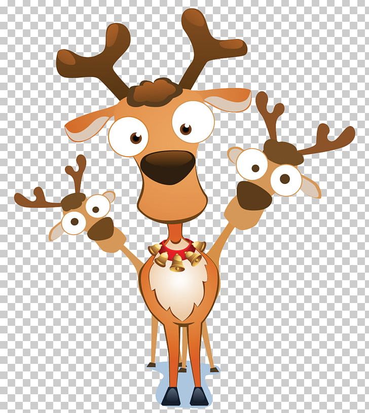 Santa Clauss Reindeer Santa Clauss Reindeer Christmas PNG, Clipart, Cartoon, Christmas Reindeer, Deer, Encapsulated Postscript, Hand Free PNG Download