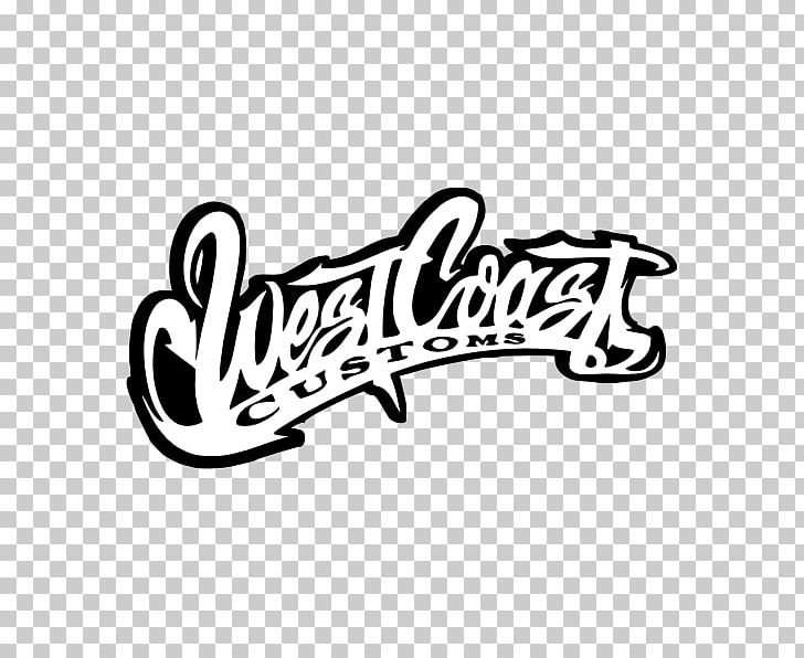 West Coast Of The United States Custom Car West Coast Customs Logo PNG, Clipart, Area, Automobile Repair Shop, Automotive Design, Black, Black And White Free PNG Download