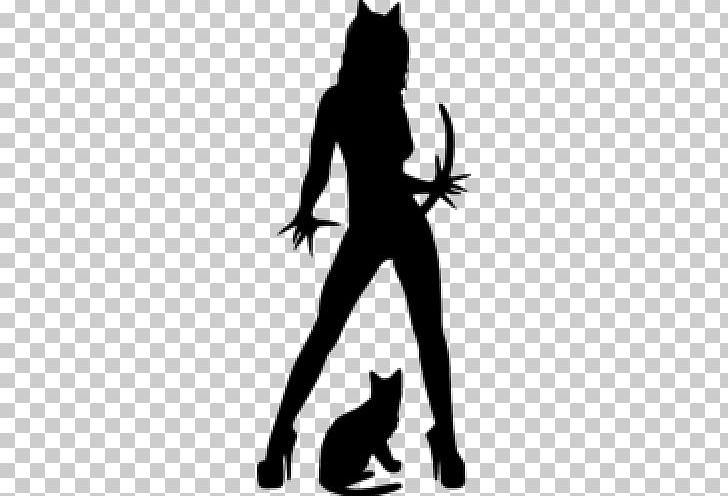 Batman Vs. Catwoman Silhouette Female PNG, Clipart, Arm, Batman, Batman Vs Catwoman, Black, Black And White Free PNG Download
