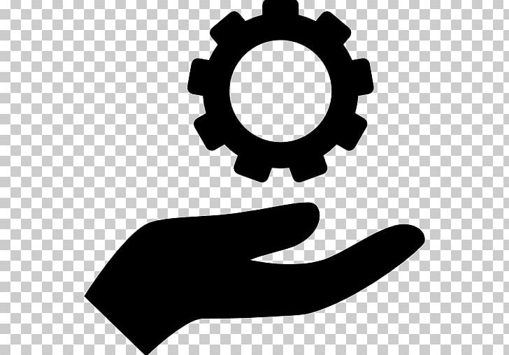 Computer Icons Gear Hand PNG, Clipart, Black And White, Circle, Computer Icons, Desktop Wallpaper, Encapsulated Postscript Free PNG Download