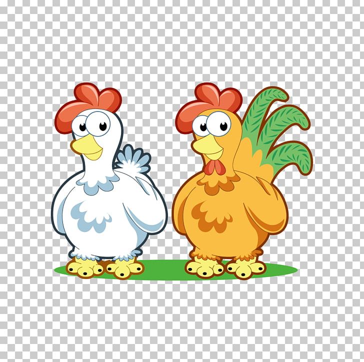 Chicken Cartoon Rooster PNG, Clipart, Animals, Art, Balloon Cartoon, Beak, Bird Free PNG Download