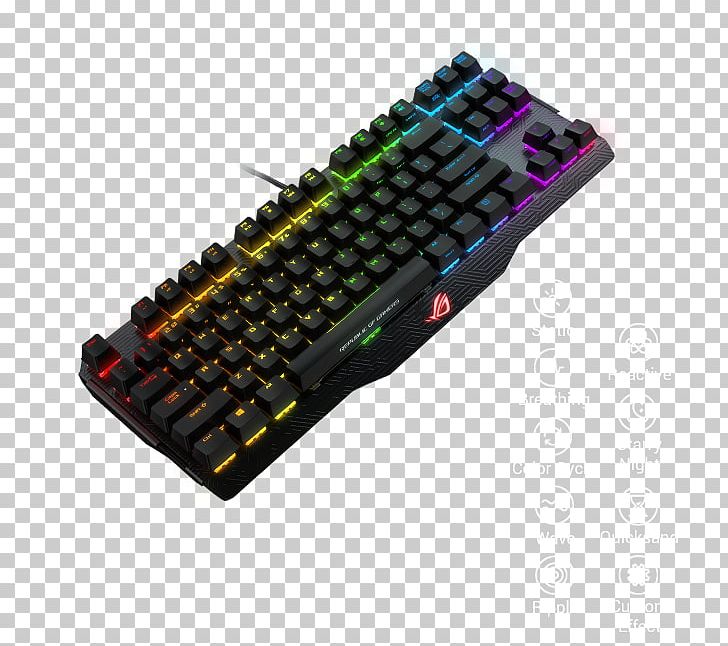 Computer Keyboard Computer Mouse Republic Of Gamers ASUS Gaming Keypad PNG, Clipart,  Free PNG Download