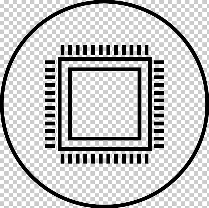 Computer Icons Central Processing Unit Computer Monitors PNG, Clipart, Area, Black And White, Brand, Central Processing Unit, Circle Free PNG Download